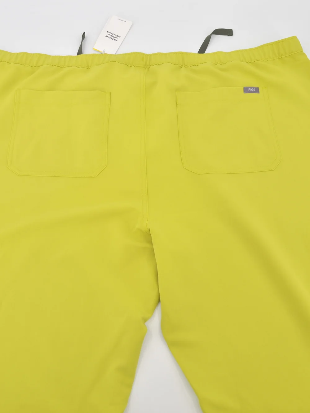 Figs Cairo Cargo Scrub Pants Neon Gray Drawstring 5XLT Straight Leg